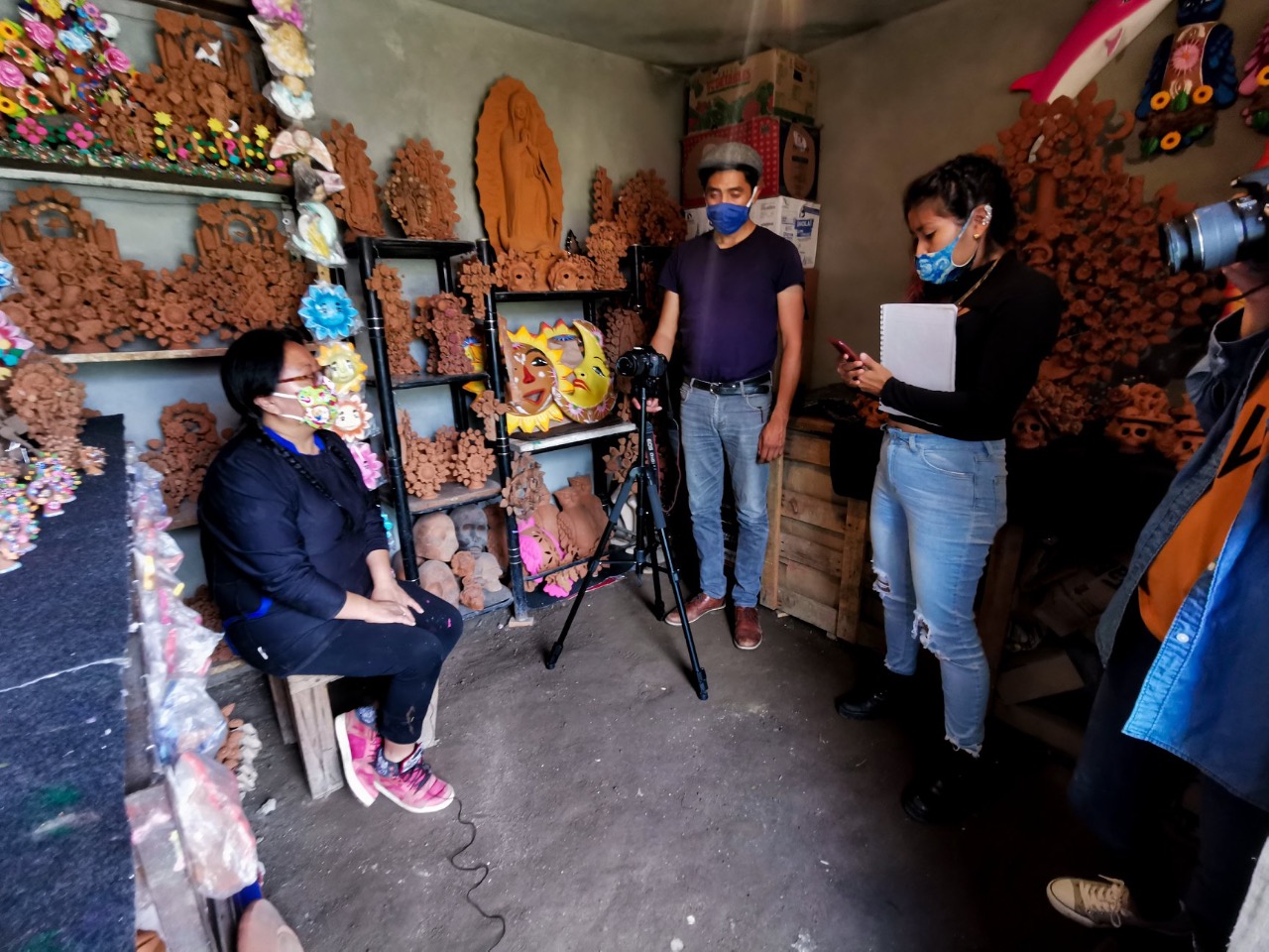 Recuperan identidad y cultura mediante el barro en Metepec