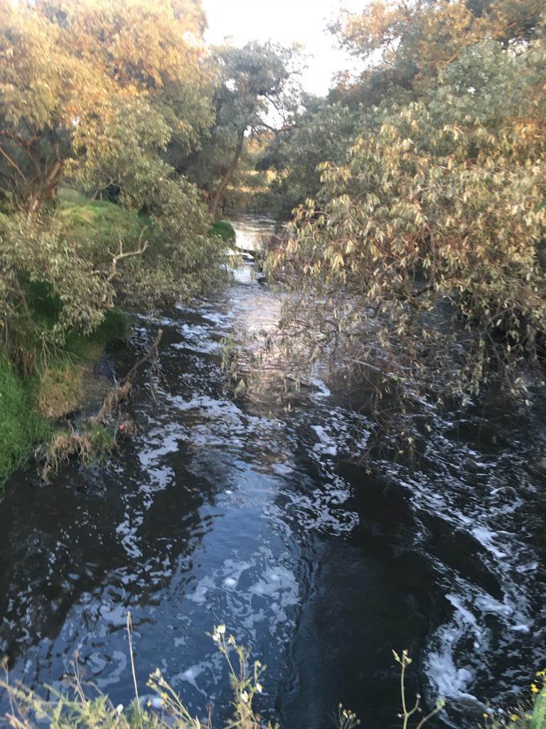 Caen a Río Lerma con todo y carro en San Bernabé, Almoloya de Juárez