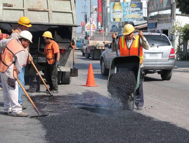 Fuerte rezago de bacheo en la entidad