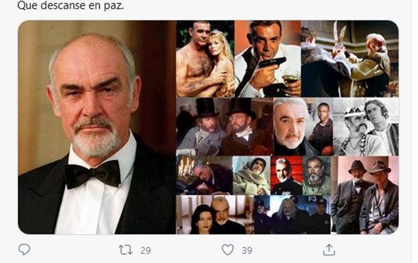 Muere James Bond