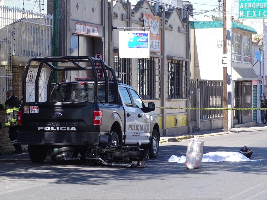 Derrapón mortal en Centro de Toluca