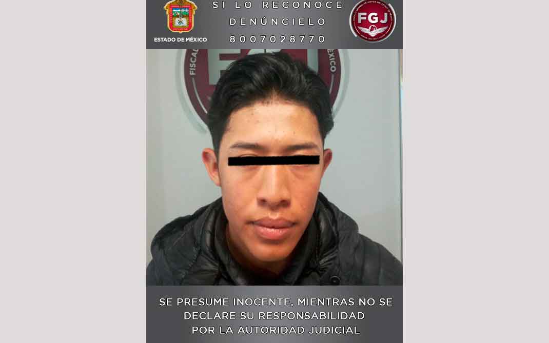 Presunto asesino de Gaby en Toluca, ya está en el penal