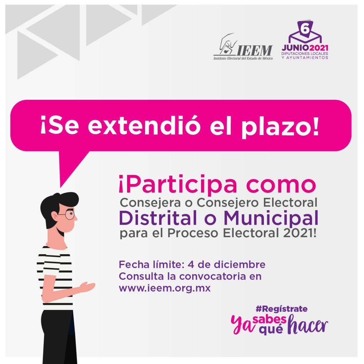 Amplían plazo para inscribirse