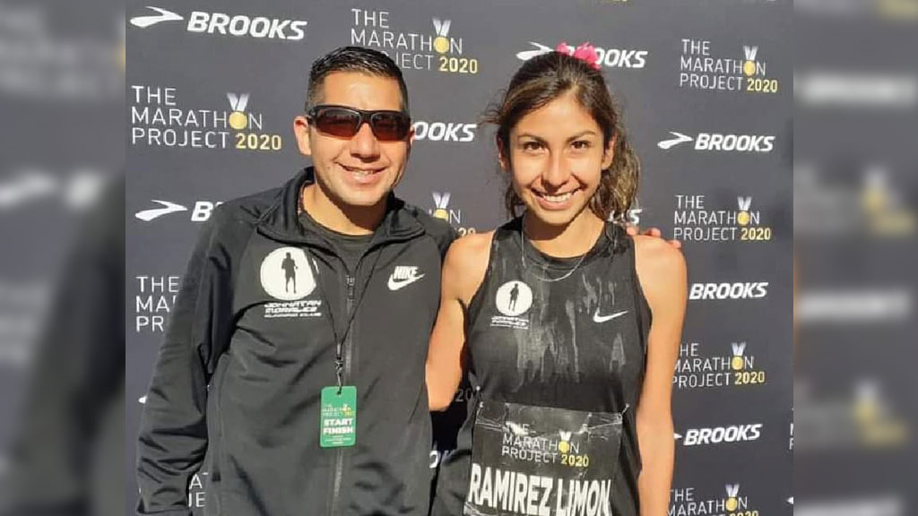 Andrea Ramírez mejoró la marca en maratón