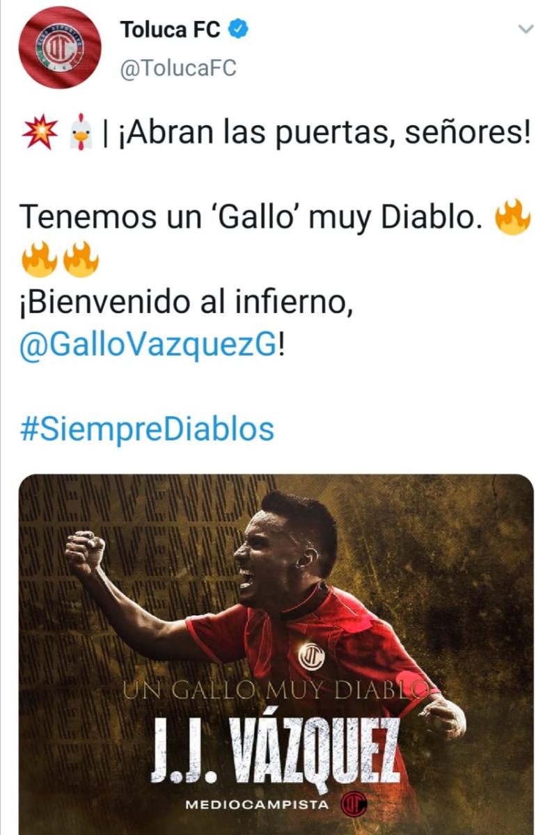 Llega el Gallito a Toluca