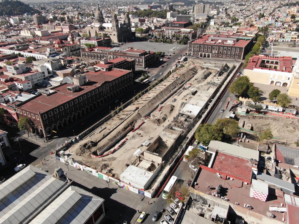 Avanza el embellecimiento del Centro Histórico de Toluca