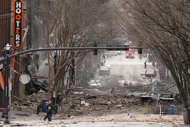 Explosión sacude centro de Nashville; hay tres heridos