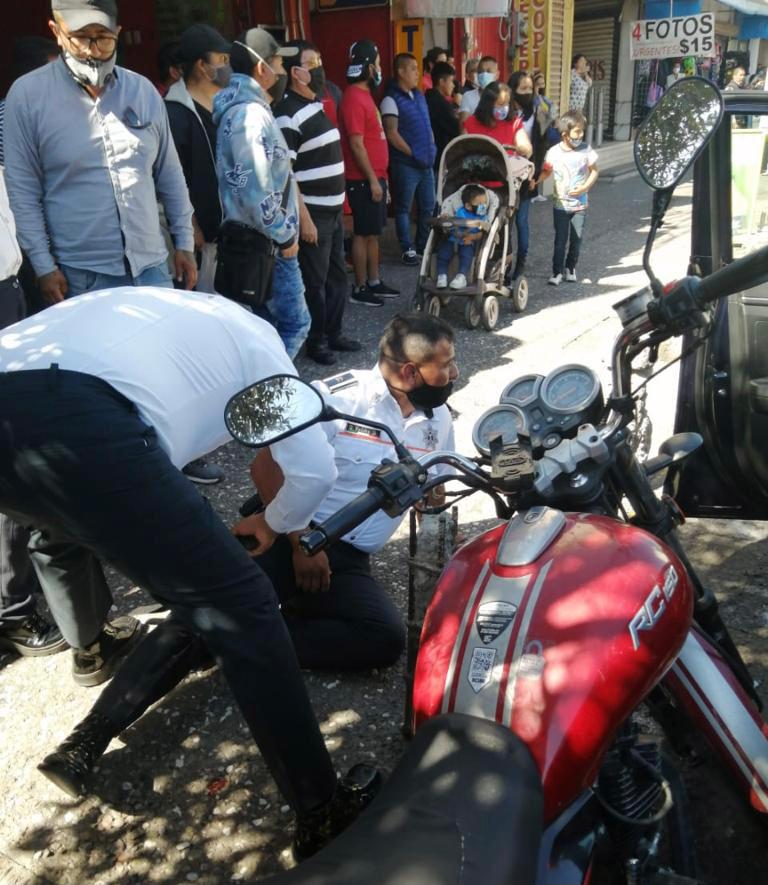 Se registra balacera en zona Terminal Toluca; hay dos policías heridos y un detenido