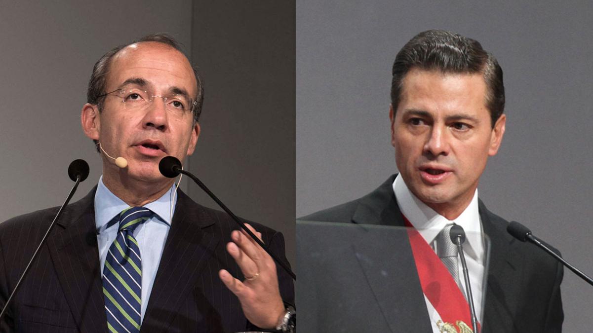 Felipe Calderón y Enrique Peña Nieto