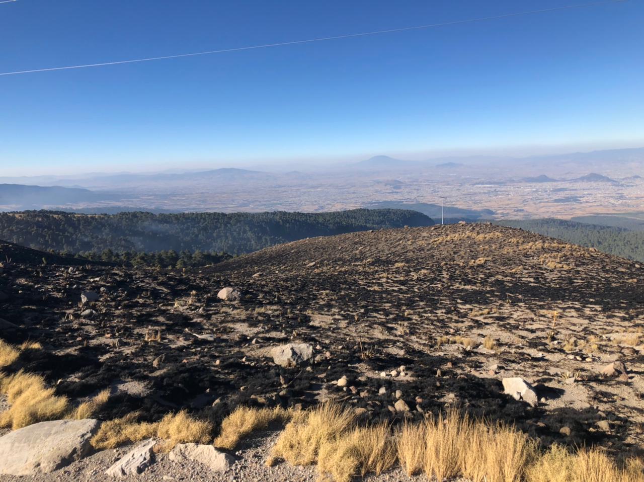 Sofocan incendio en el Xinantécatl