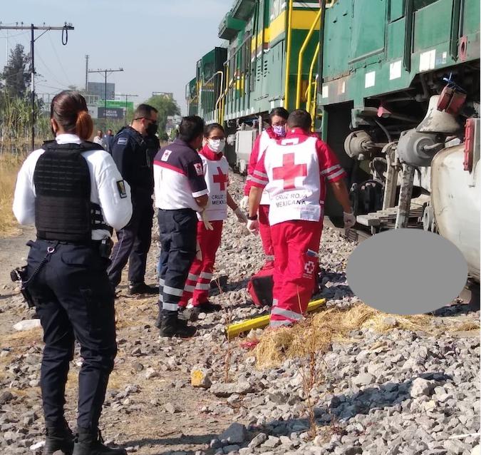 Muere hombre arrollado por el tren, en Nezahualcóyotl