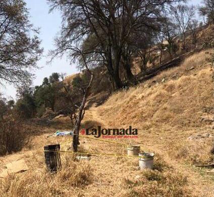 Hallan cráneo humano en lote baldío de San Joaquín, en Tenango del Valle