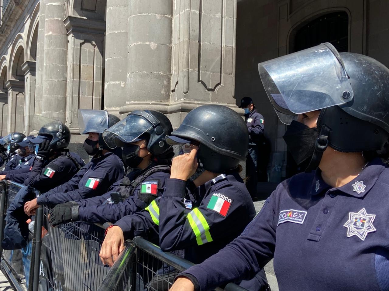 Listo operativo de las marchas 8M en Toluca