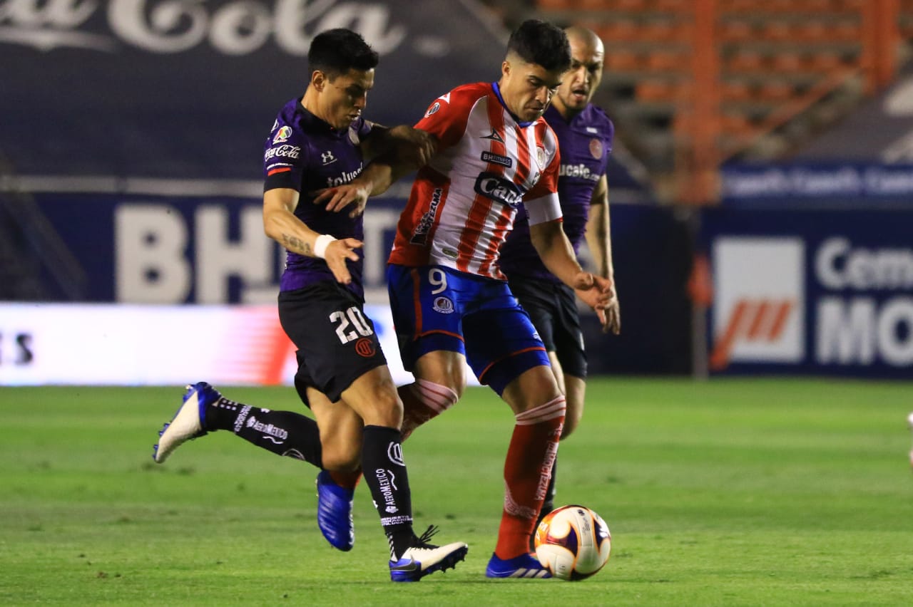 Diablos del Toluca y San Luis no se hacen daño