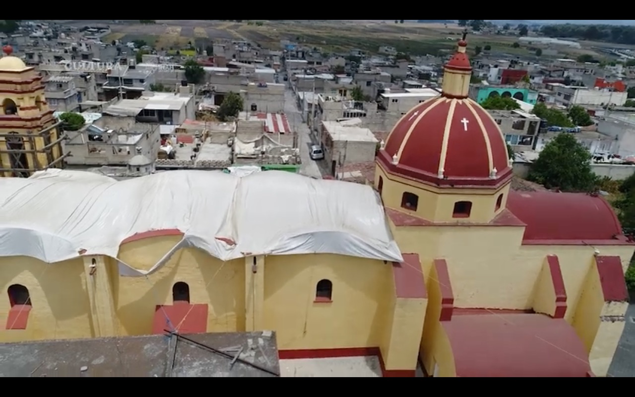 Con una inversión de cinco mdp, INAH Estado de México restauró la iglesia de San Pedro Apóstol