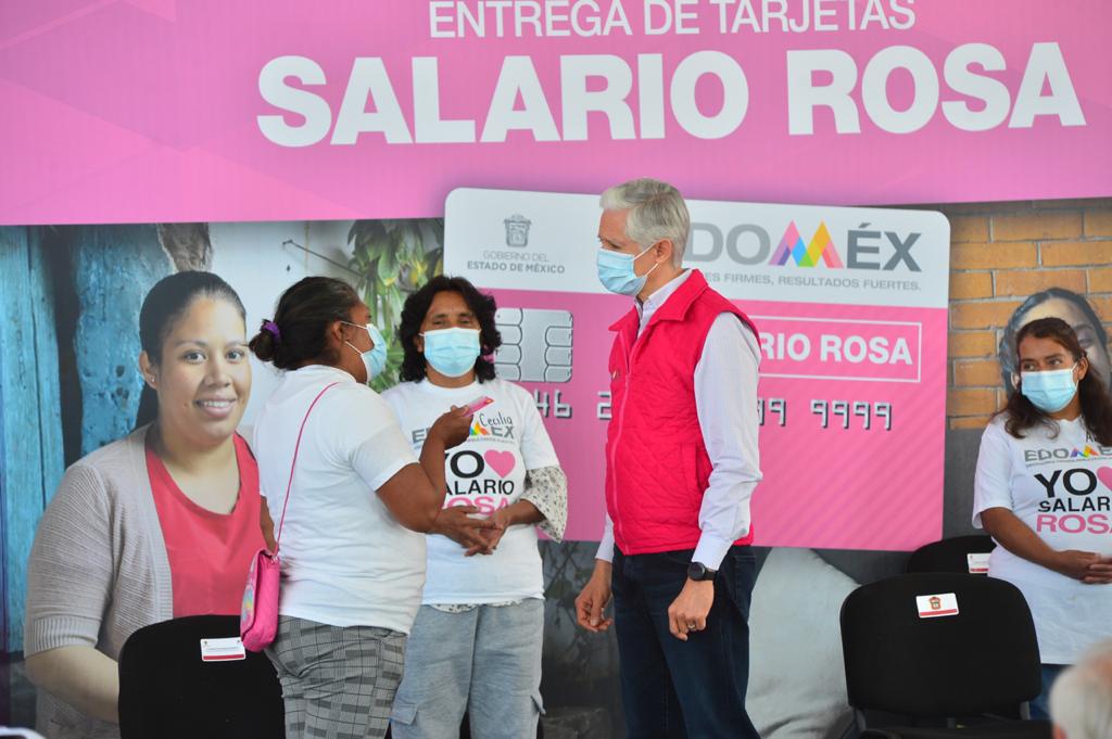 Van 380 mil mujeres mexiquenses con Tarjeta Rosa