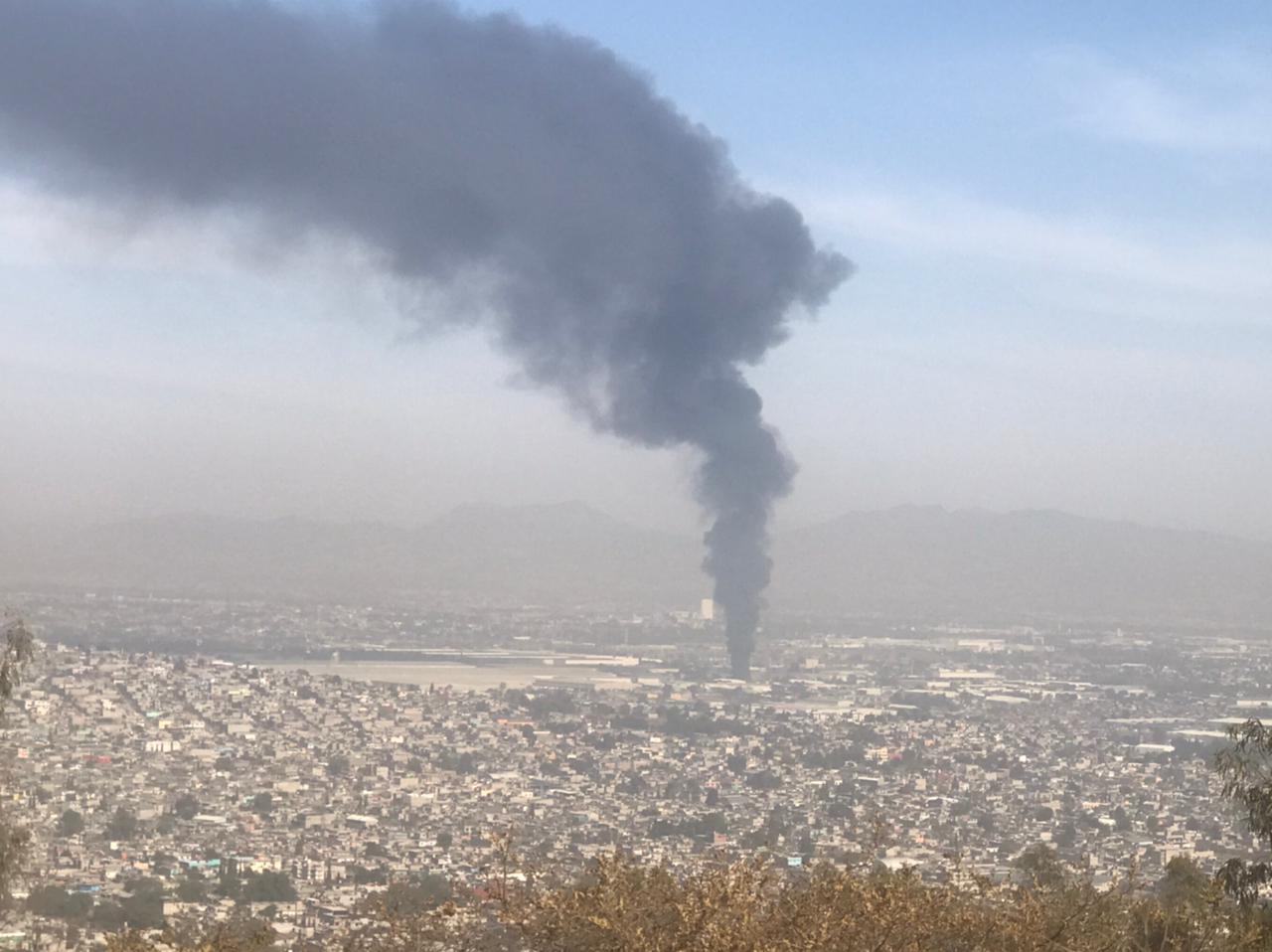 Video: Incendio consume fábrica en Tultitlán