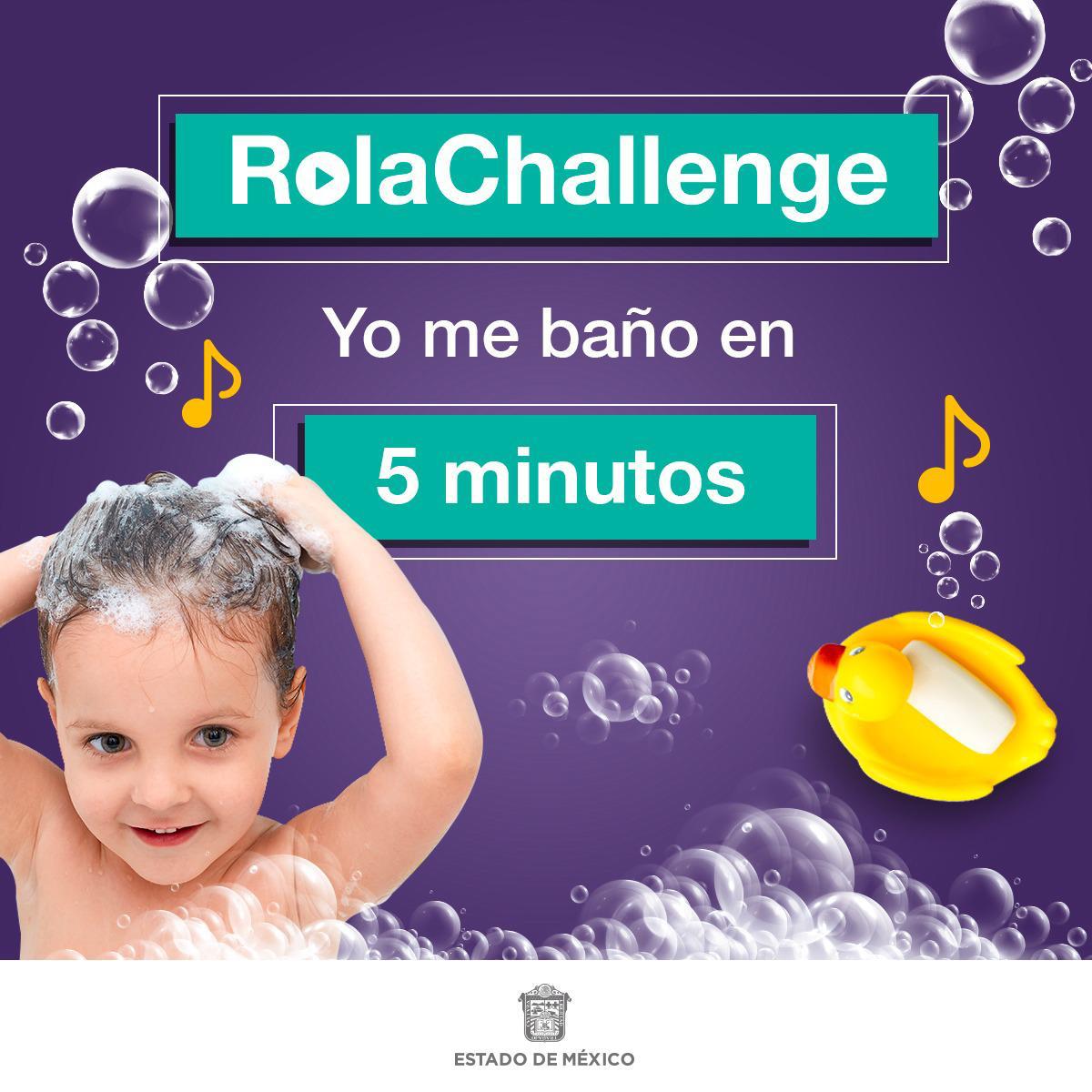 Retan a bañarse en cinco minutos con Rola Challenge