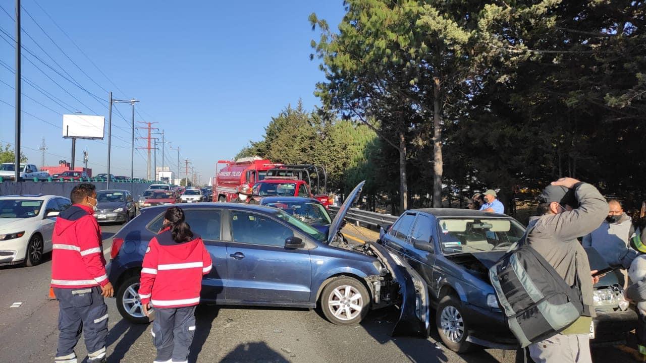 Accidentes viales sobre Paseo Tollocan arman gran caos