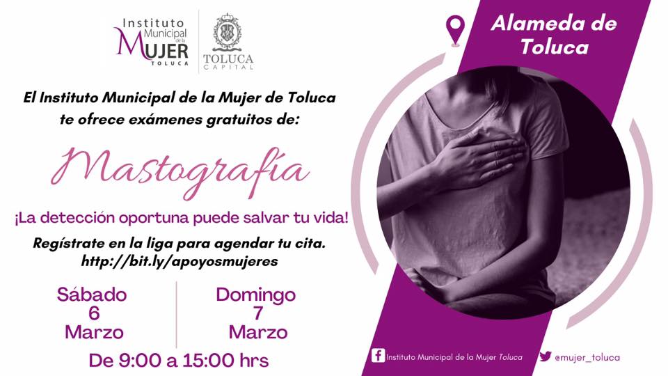 Para detectar a tiempo cáncer de mama, Toluca regala mastografías