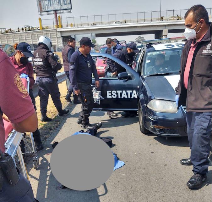 Ataque deja un policía estatal muerto y otro herido, en Tecámac