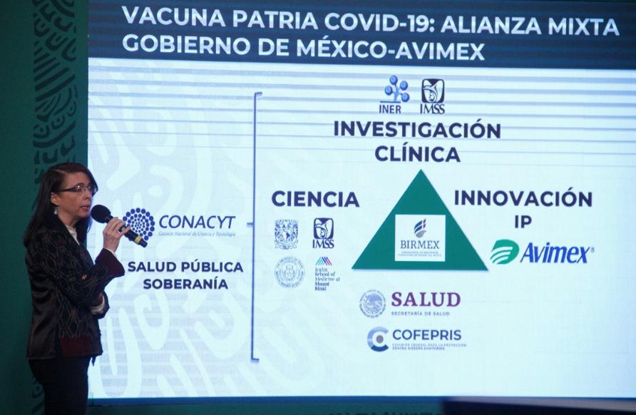 Vacuna ‘Patria’ contra COVID-19 iniciará pruebas en voluntarios mexicanos: Conacyt