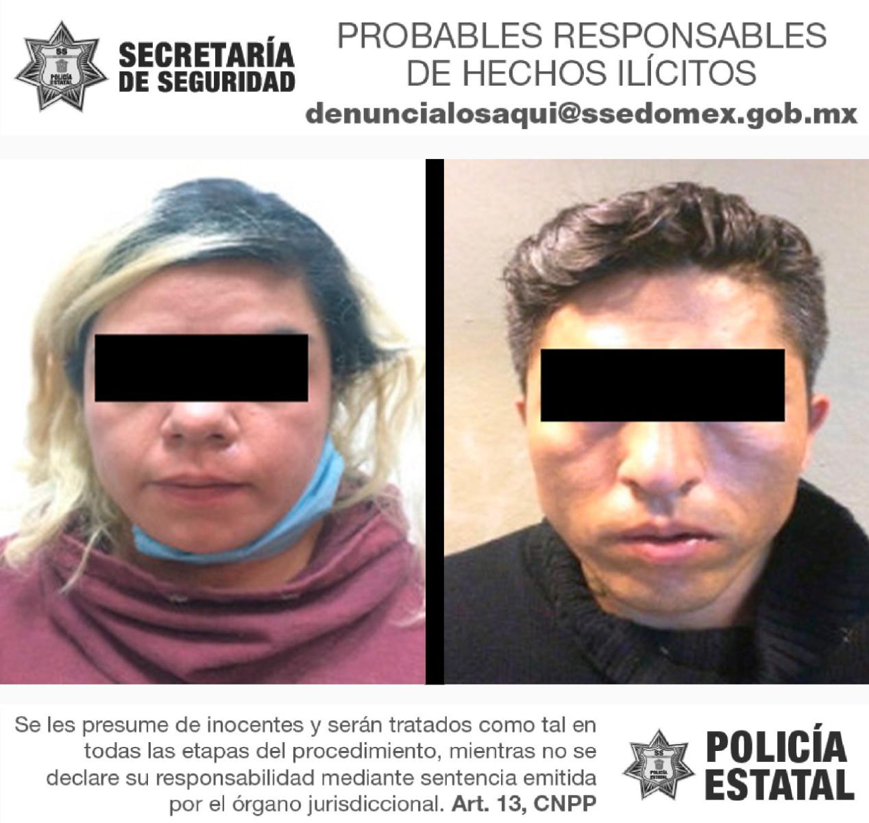 Presuntos extorsionadores detenidos mientras intentaban cobrar 400 mp en Cuautitlán Izcalli