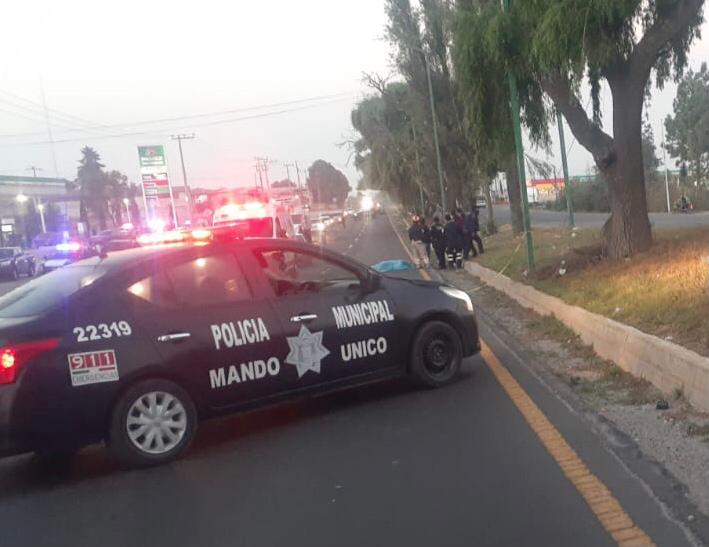 Muere hombre atropellado en la Toluca-Tenango Del Valle, le fue a dejar de comer a su mujer