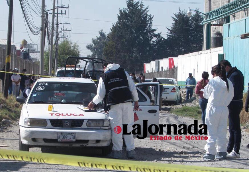 Encuentran muerto a taxista en calles de la Colonia Emiliano Zapata en Lerma