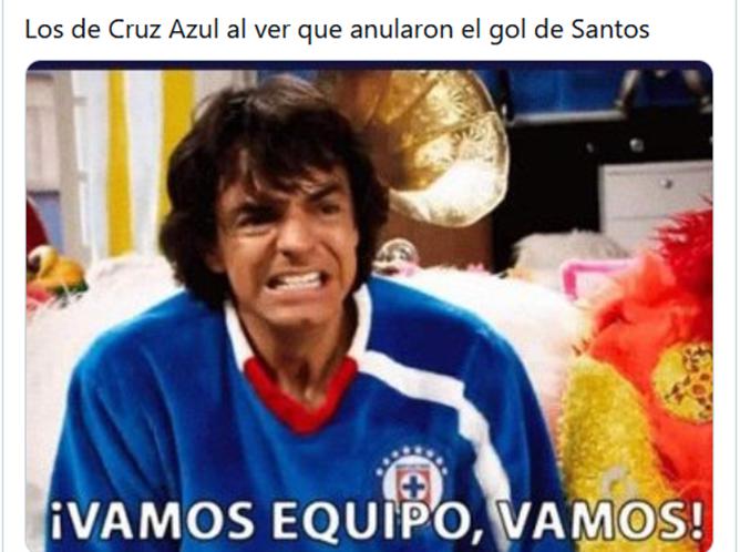 Los memes de hoy son para el Santos-Cruz Azul