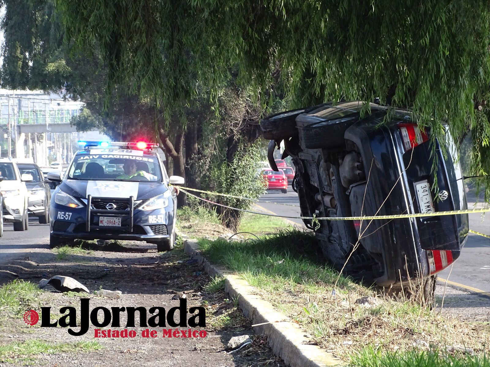 Video: Fallece automovilista tras impactar contra un árbol en la Toluca-Tenango