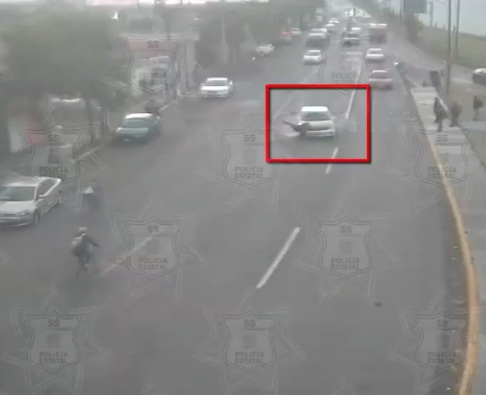 Video: Atropellan a ciclista en Alfredo Del Mazo, Toluca