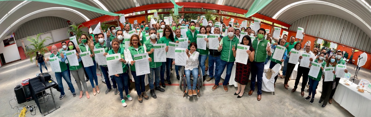 Firman candidatos del Verde compromisos de honestidad y buen gobierno