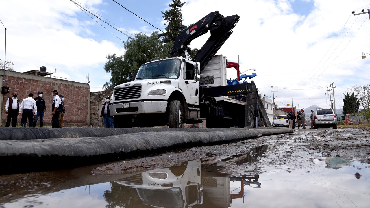 Concluyen trabajos de limpieza por inundaciones en el oriente mexiquense