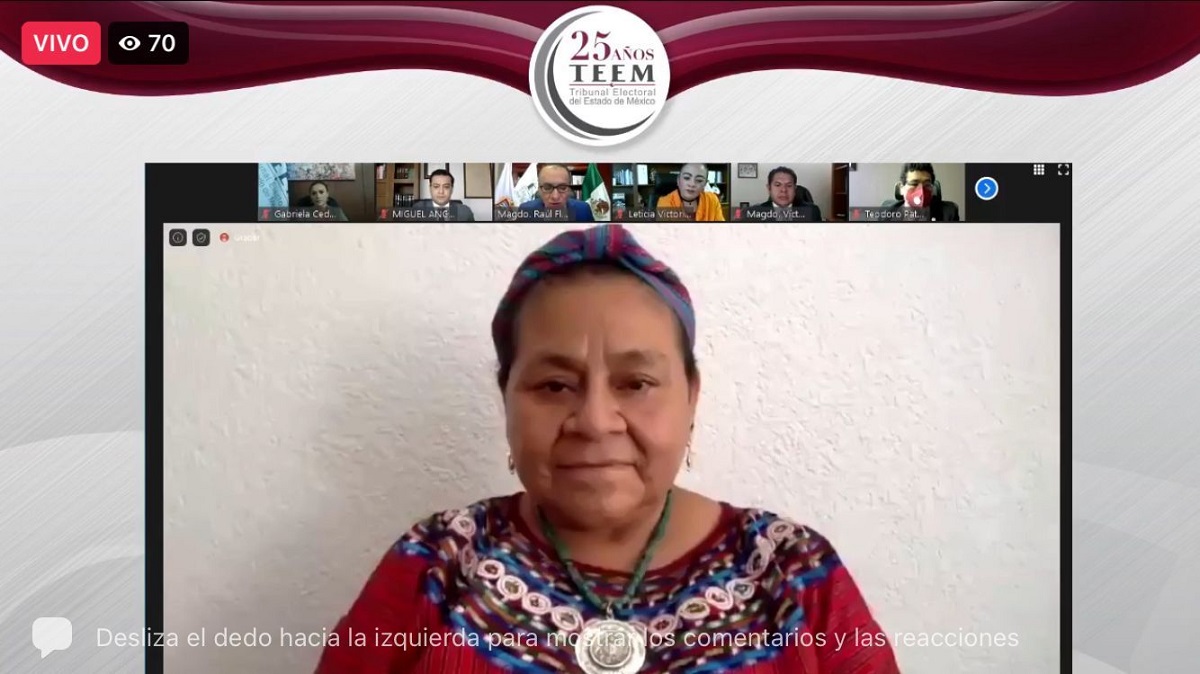 Rigoberta Menchú, activista guatemalteca