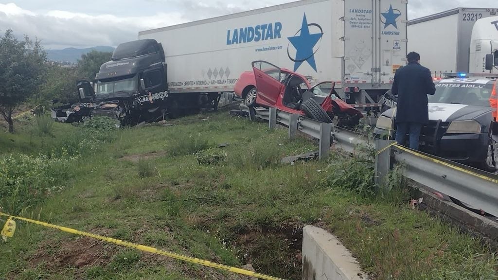 accidente en el Circuito Interior Mexiquense