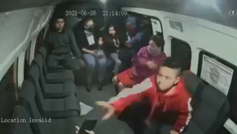 Video: Graban otro asalto a transporte público en Los Reyes la Paz