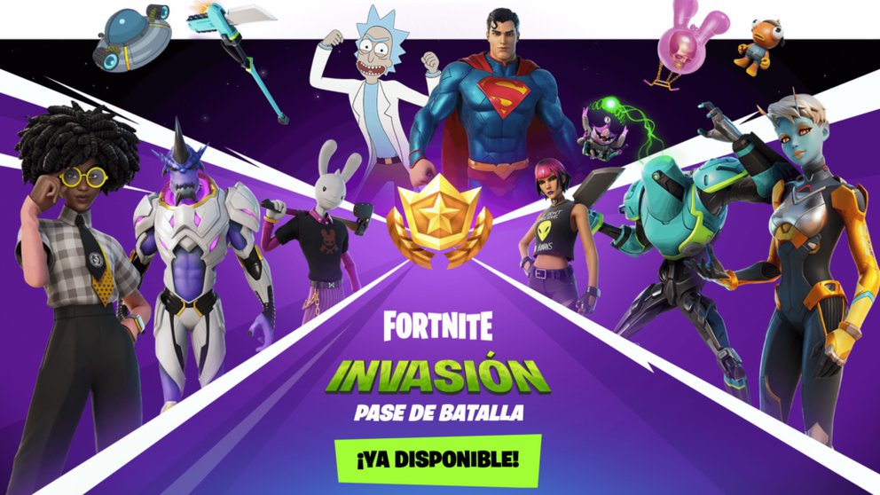 Fornite temporada 7 llega con  Superman y personaje de Rick y Morty