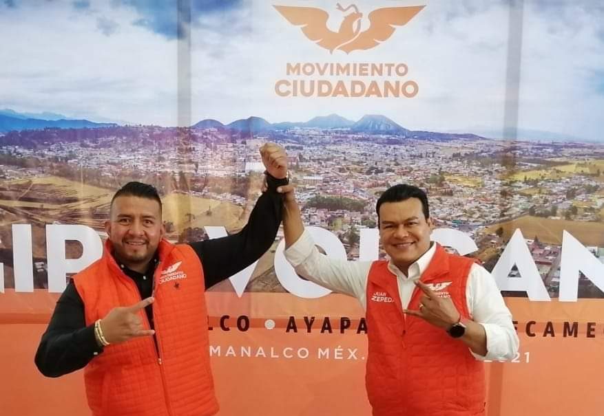 Cuelgan en Tlalmanalco manta amenazadora contra candidato de Movimiento Ciudadano