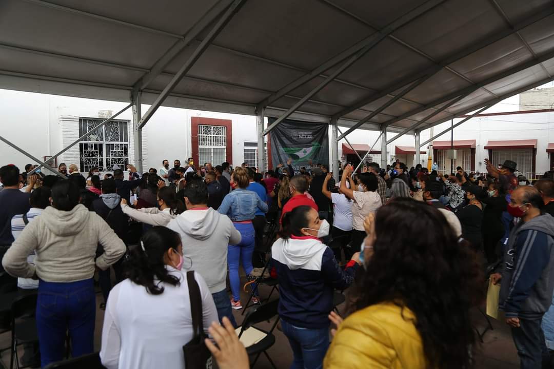 Gran afluencia en la vacuna Covid-19 en el oriente mexiquense