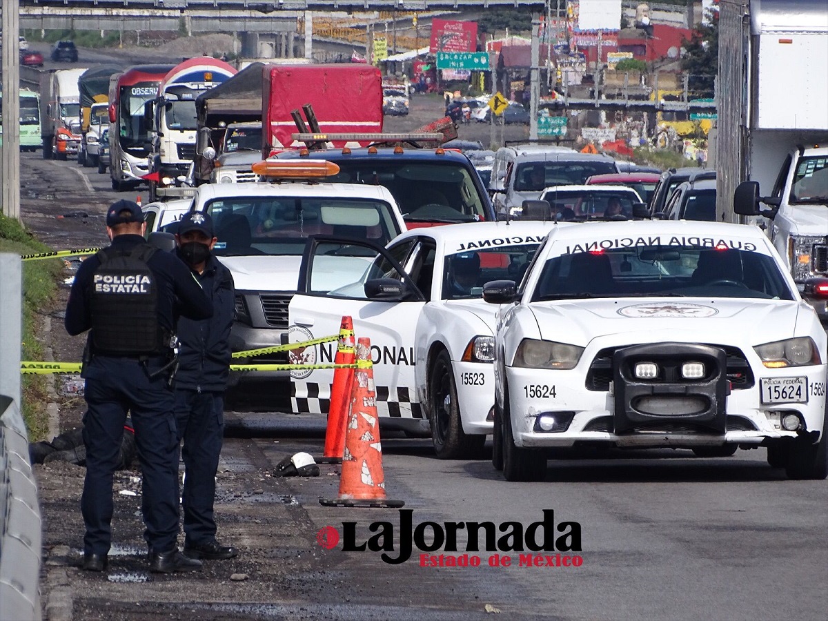 Muere motociclista tras accidente en La Marquesa