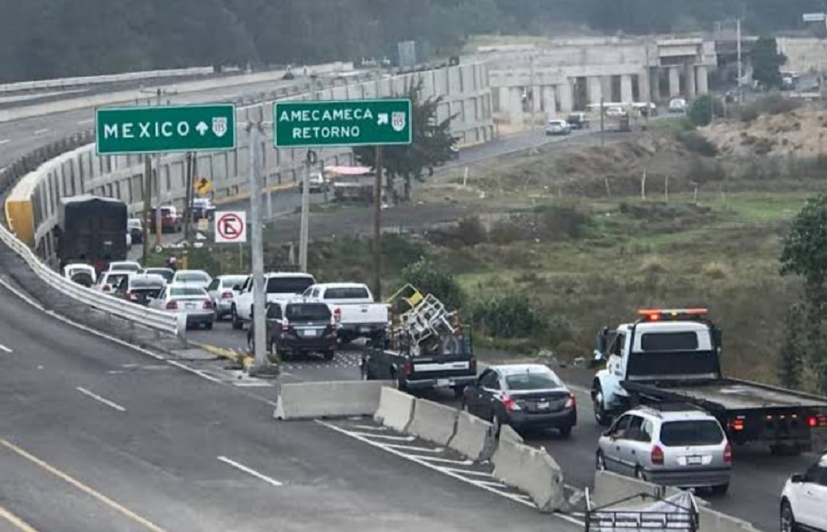 Piden la conclusión de puente vehicular que es ruta de evacuación en Amecameca