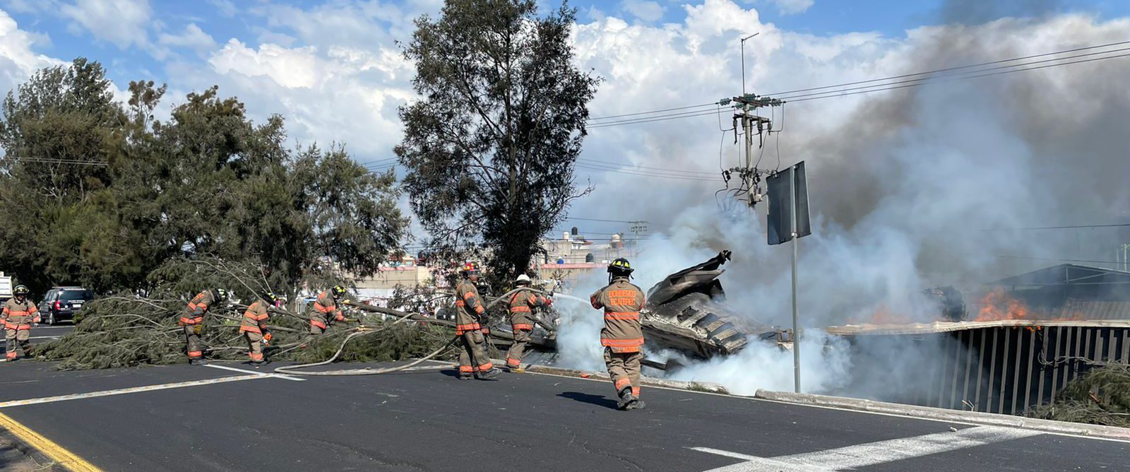 El accidente se registró en la México-Pirámides