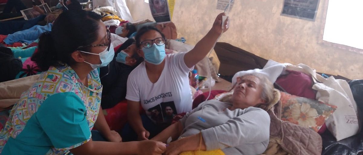 Video: Seis personas en huelga de hambre con situación médica grave