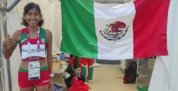 La fondista mexiquense Andrea Ramírez no logró terminar el maratón de Tokio