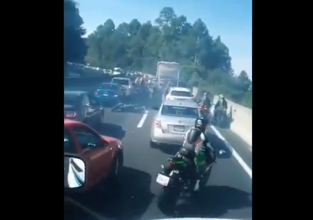 Video: Mueren 6 motociclistas en 3 accidentes en la México-Cuernavaca