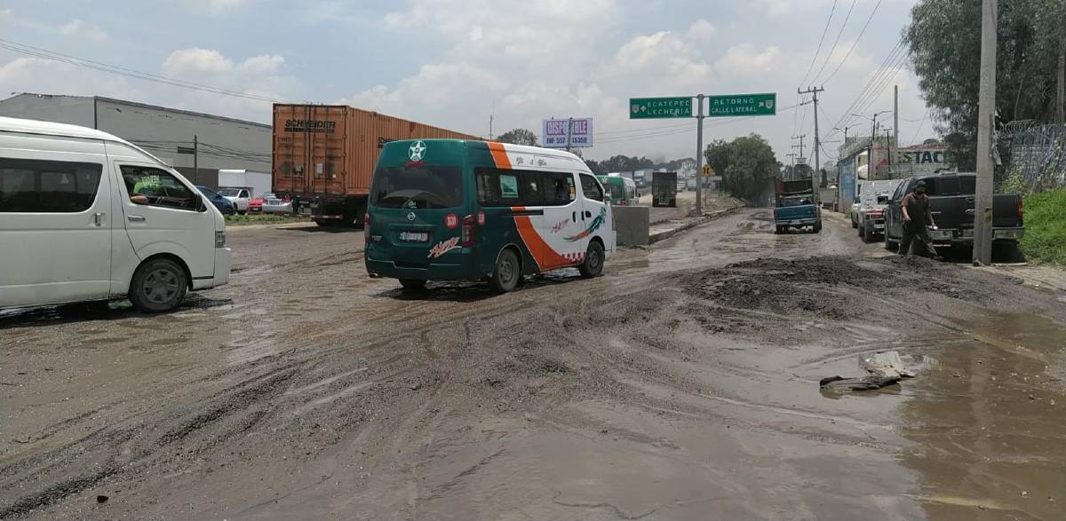 Llaman a la SCT a solucionar histórico encharcamiento en la Texcoco-Lechería