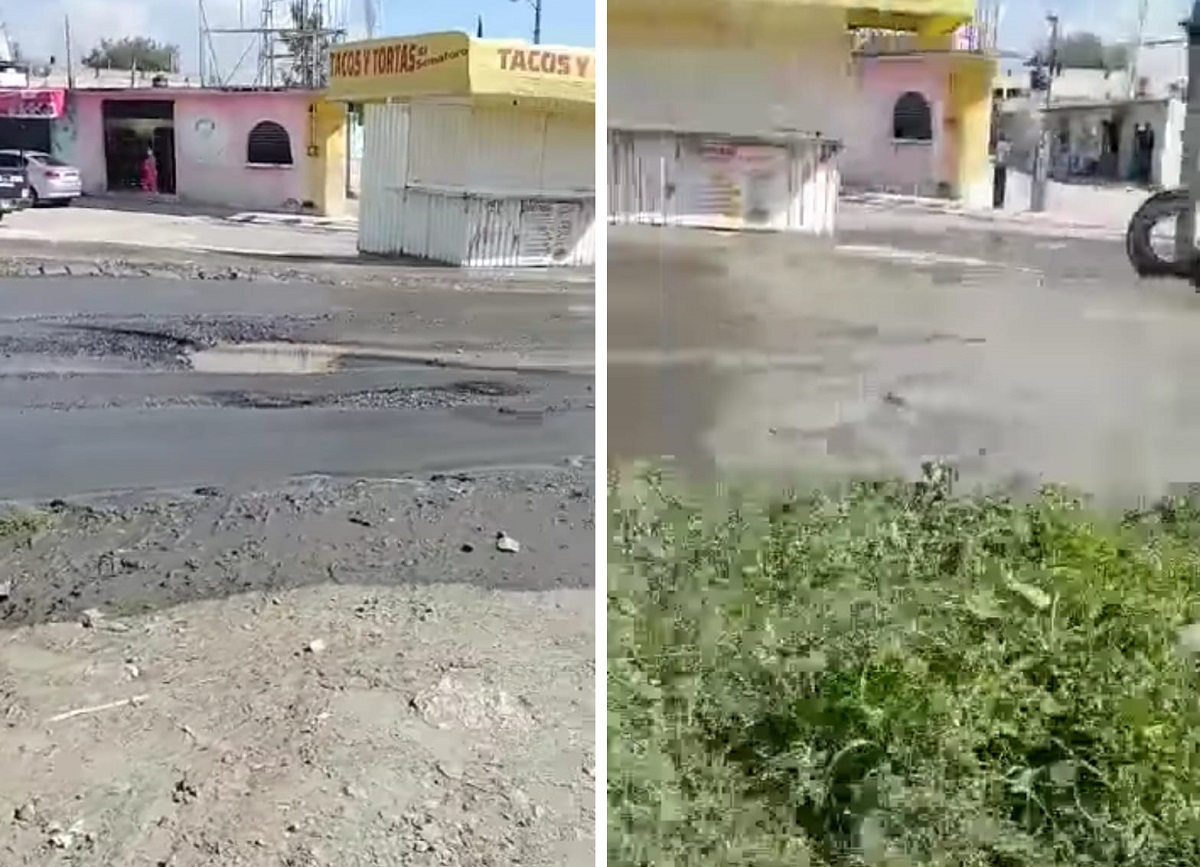 Video: Piden habitantes de la Piedad, en Cuautitlán Izcalli, reparen una fuga que lleva varios días