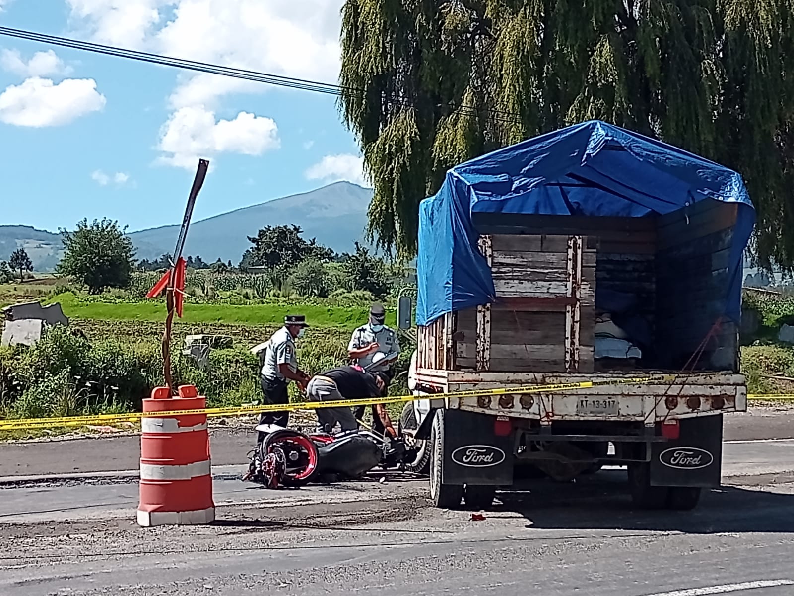 Fatal accidente sobre la carretera Toluca-Ciudad Altamirano