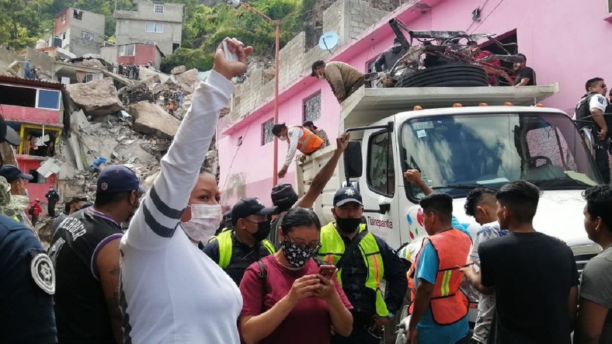 Video: Reportan alto riesgo de nuevos derrumbes en la zona de Chiquihuite